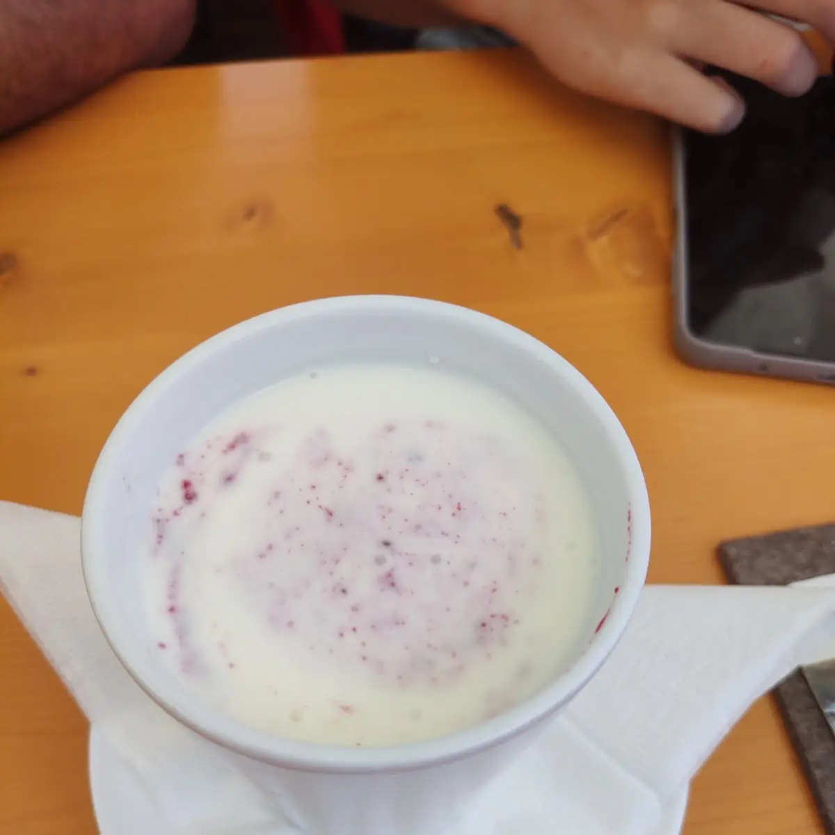 Buttermilch Mit Heidelbeeren