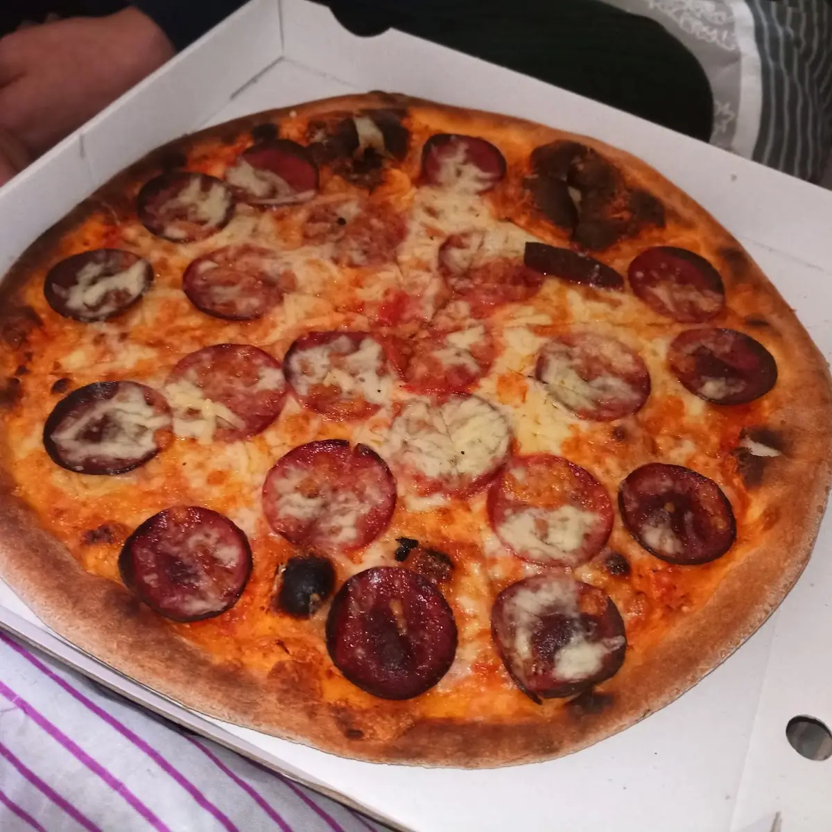 Salami Pizza