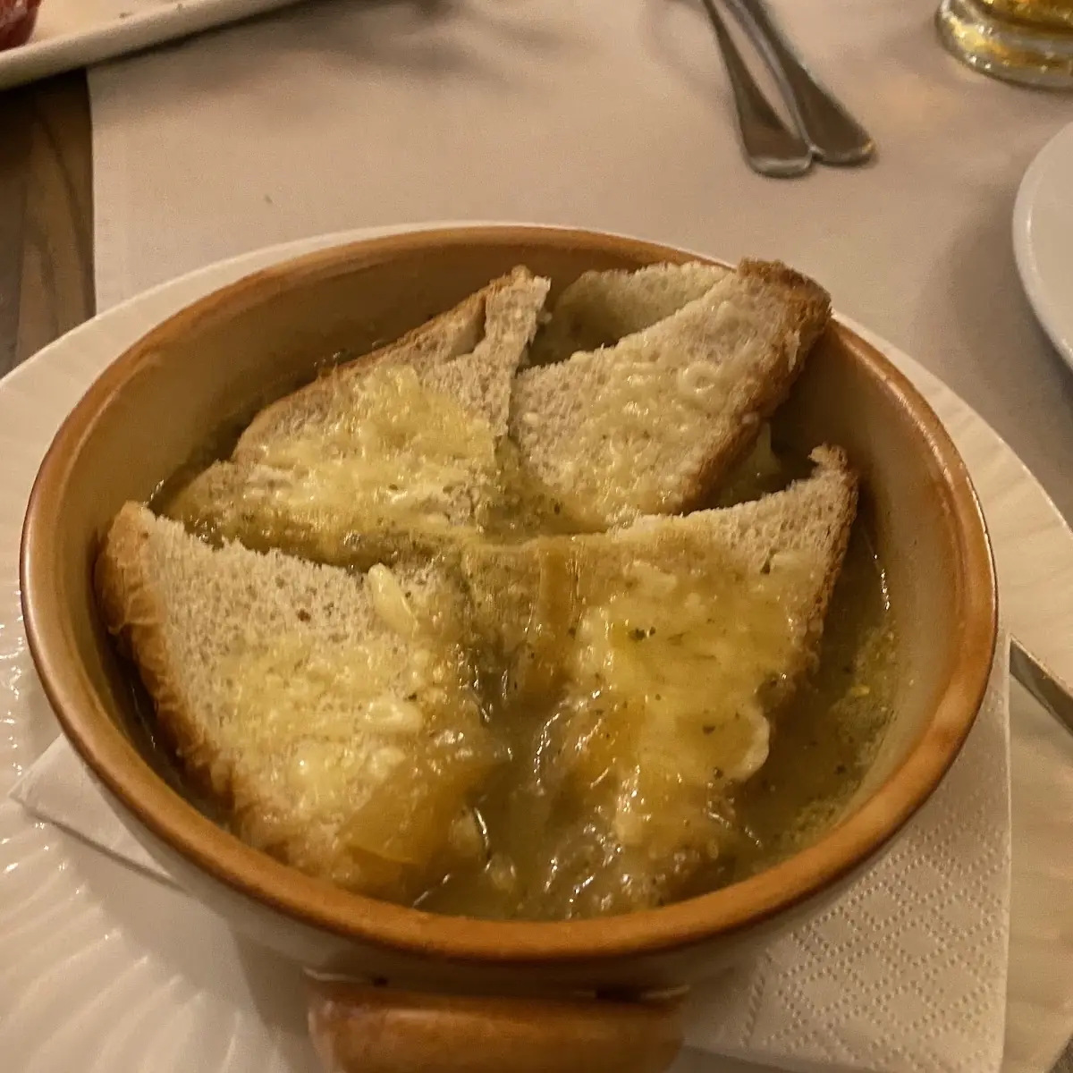 Französische Zwiebelsuppe