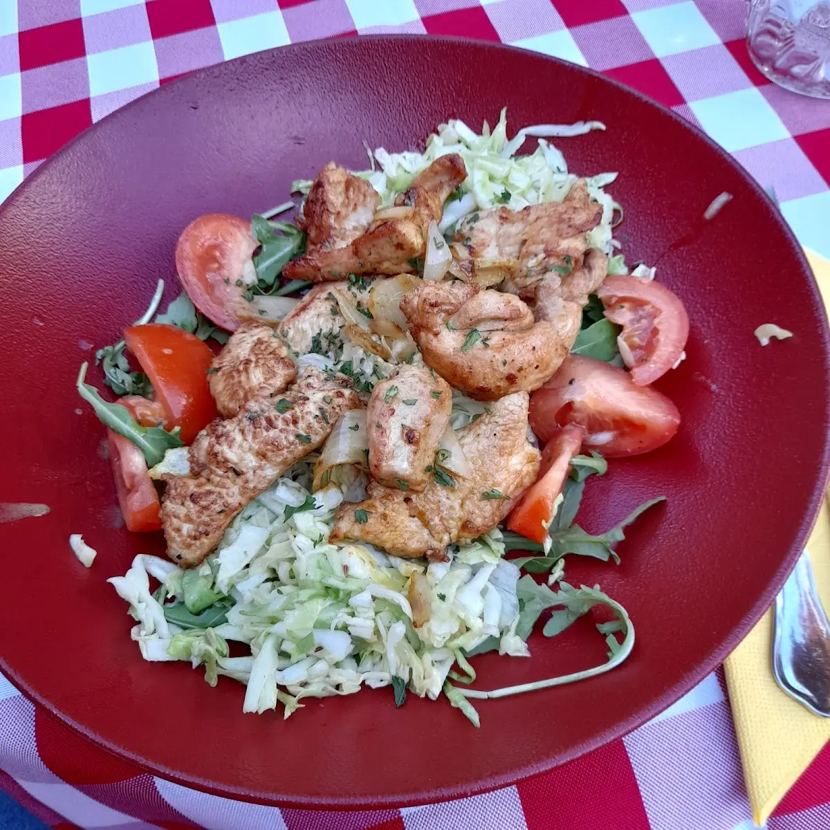 Salat Mit Putenstreifen
