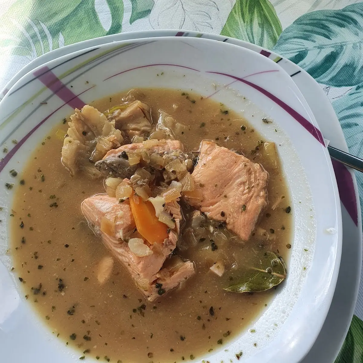 Feurige Fischsuppe