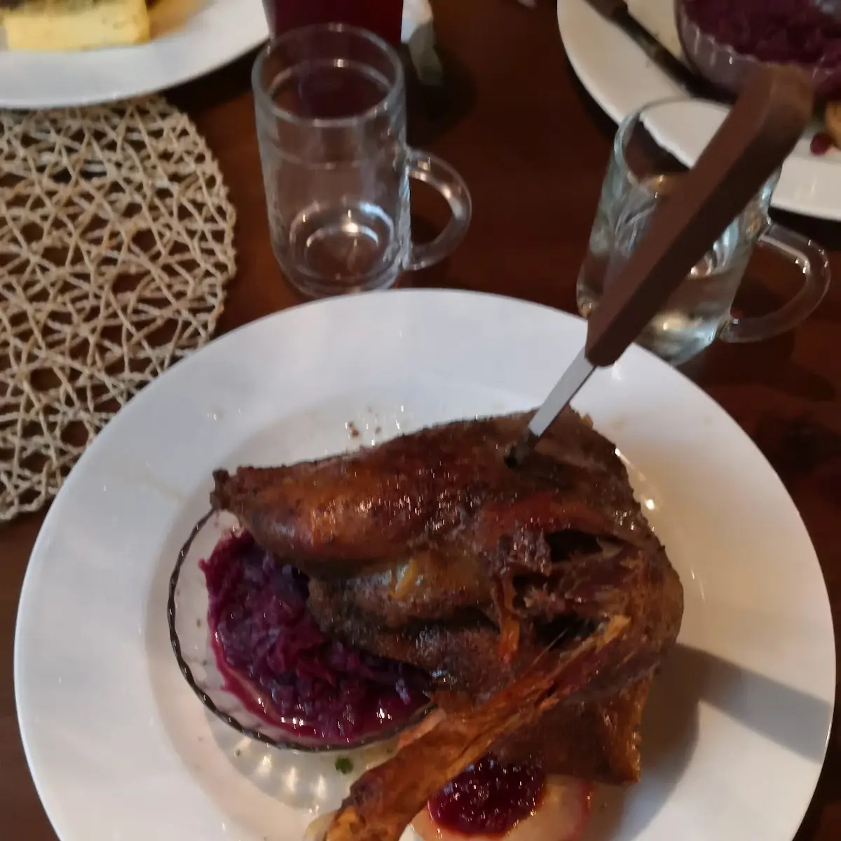 Gansl Mit Rotkraut