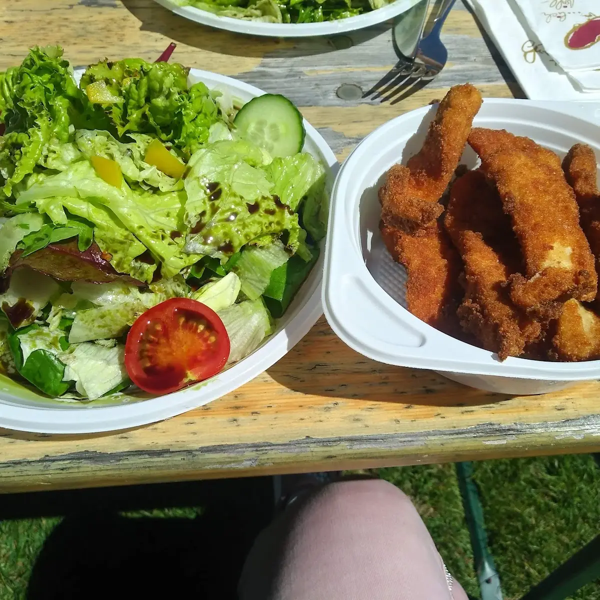 Backhendlsalat