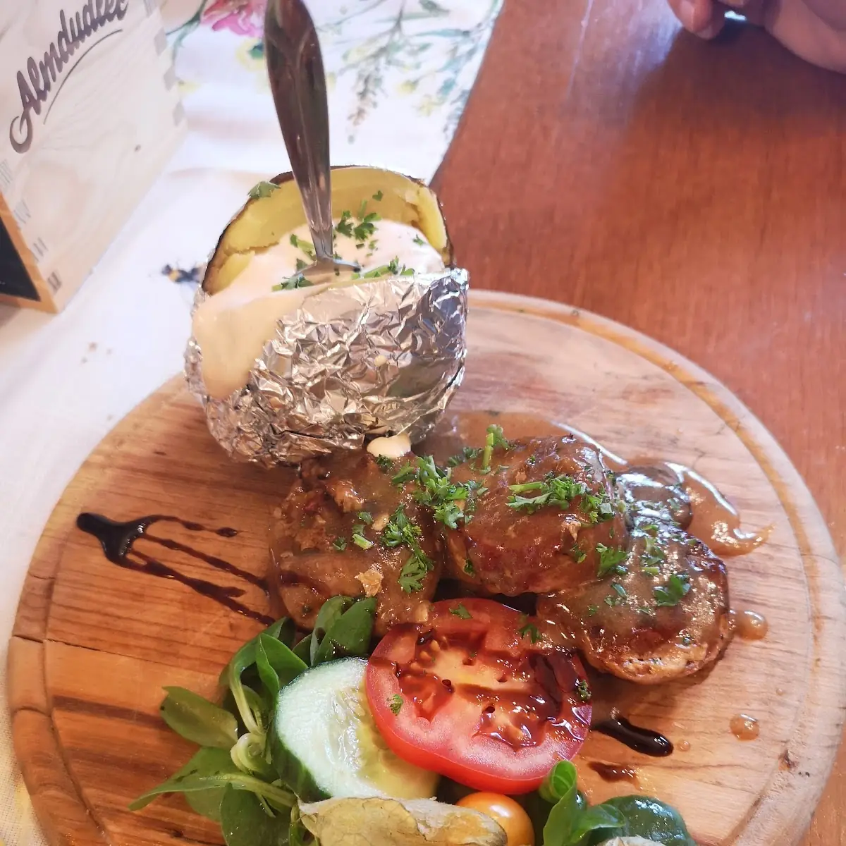 Schweinefilet Im Speckmantel Mit Folienkartoffel