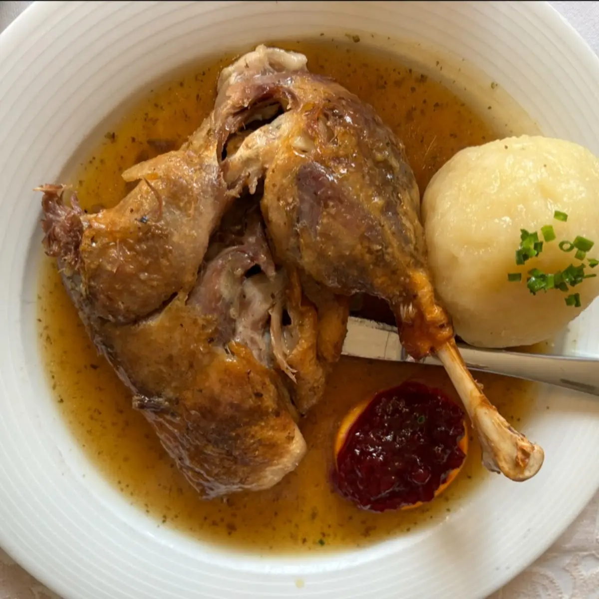 Gansl Mit Rotkraut
