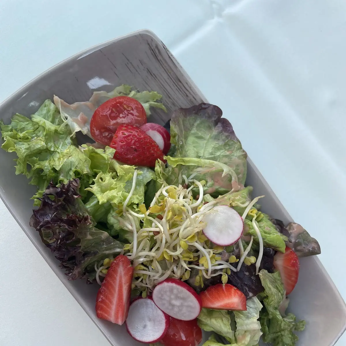 Auf Blattsalat