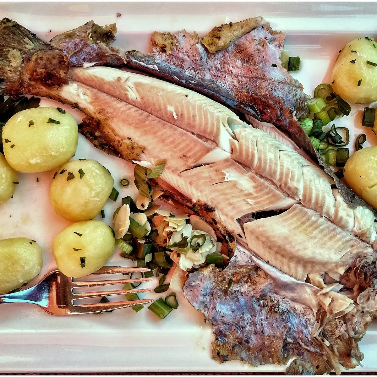 Local Saibling with Potatoes