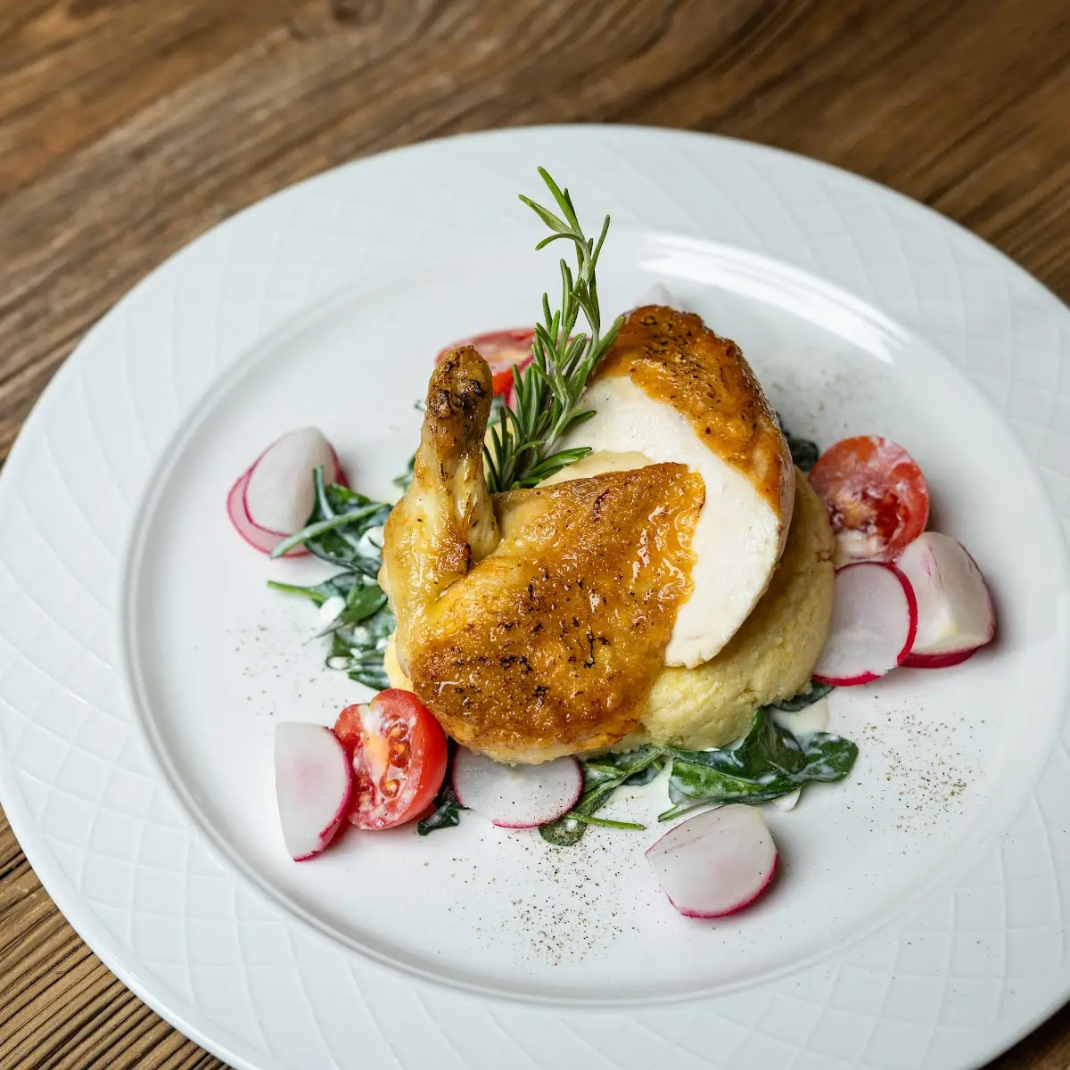 Hähnchen Suprême Aus Dem Ofen