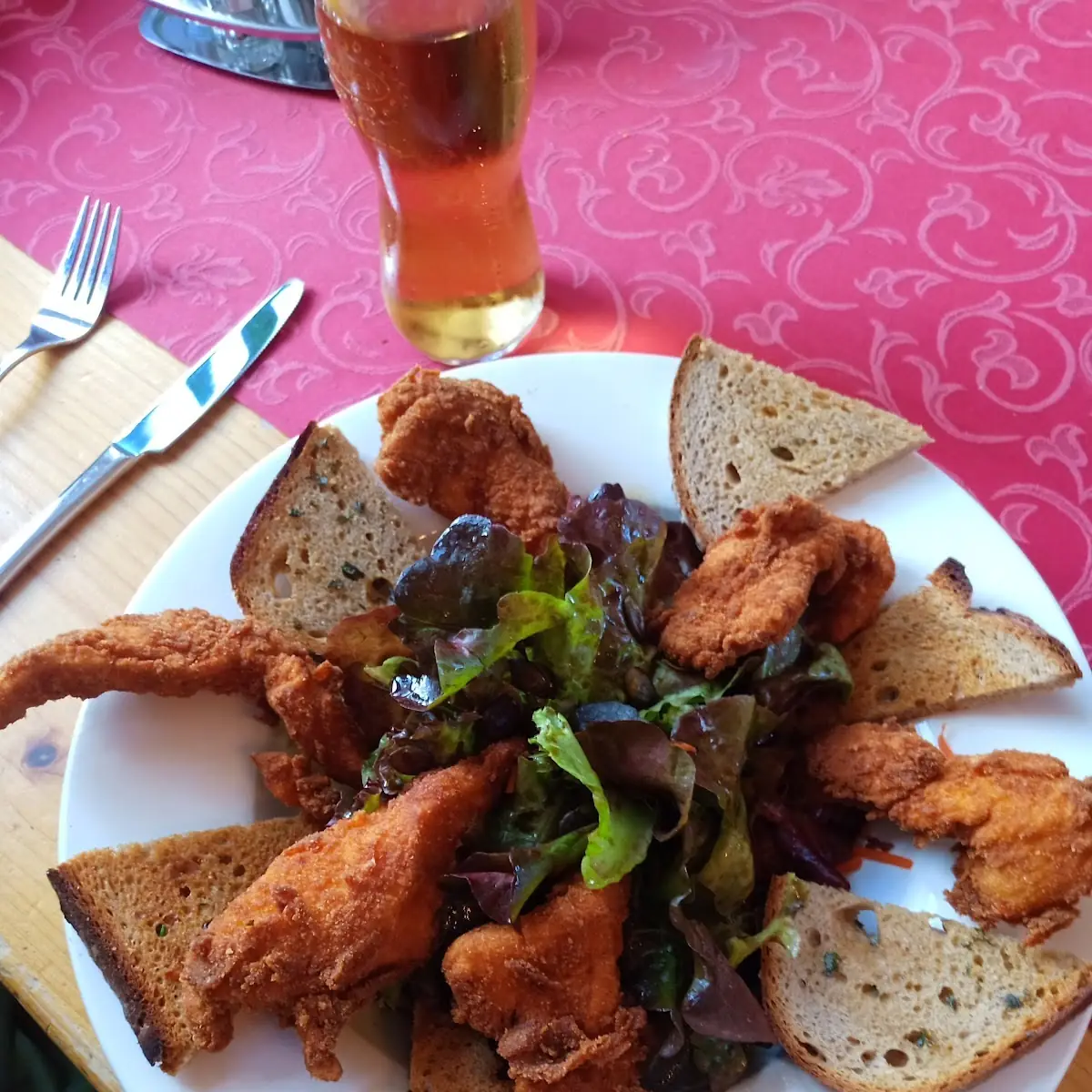 Steirischer Backhendlsalat