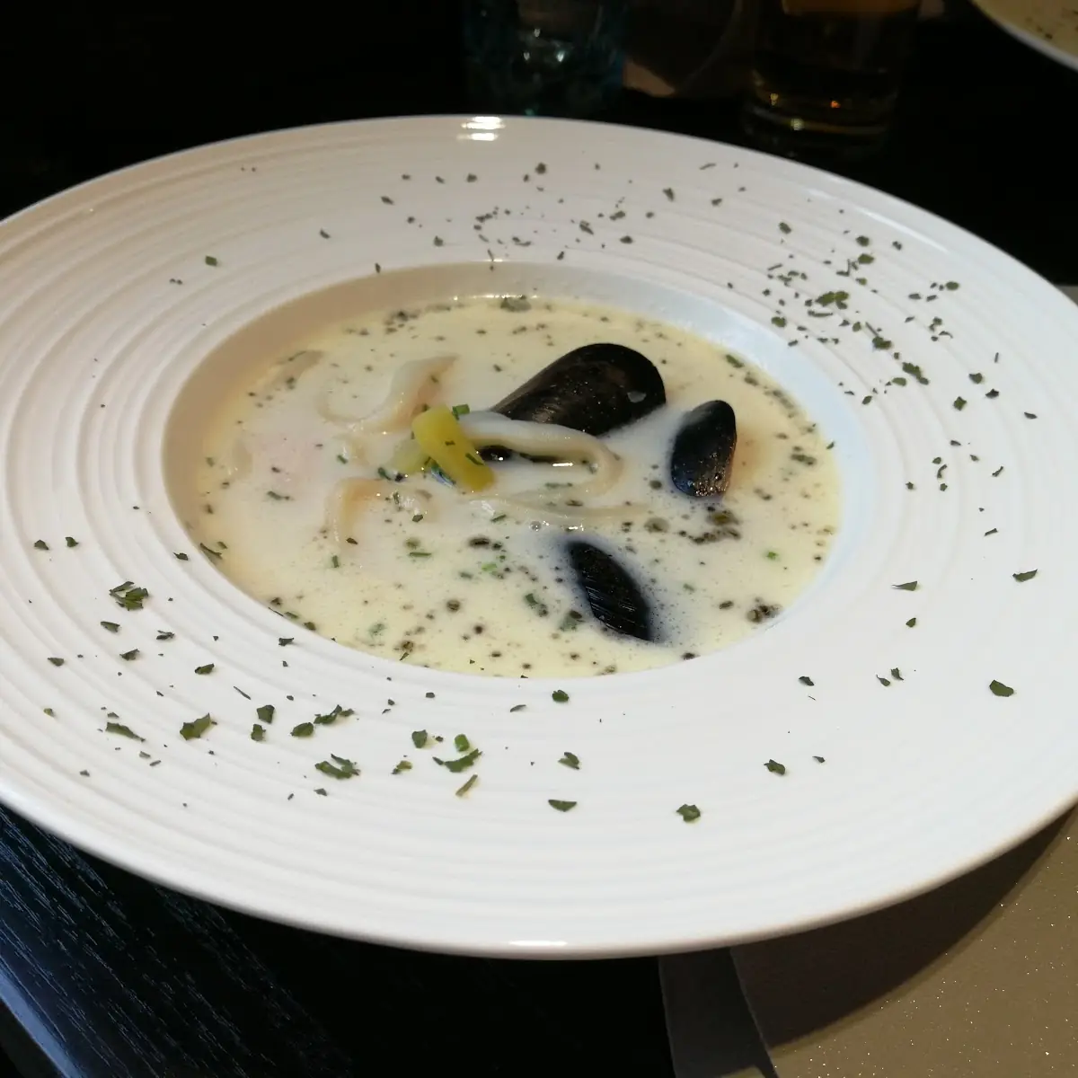 Muschelsuppe