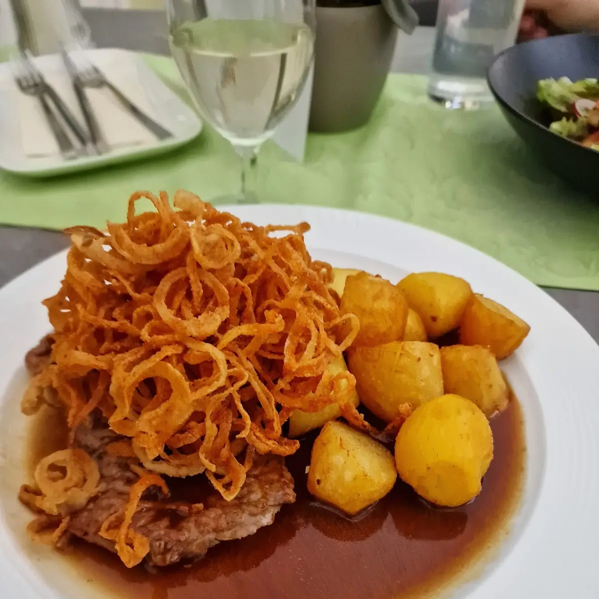 Zwiebelrostbraten