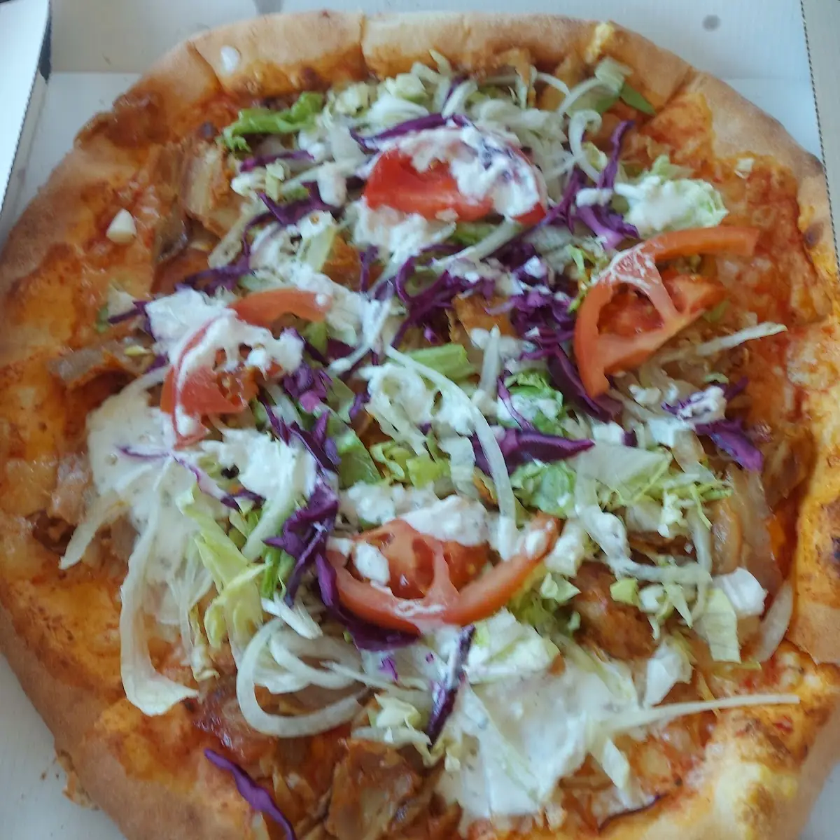 Kebab Pizza