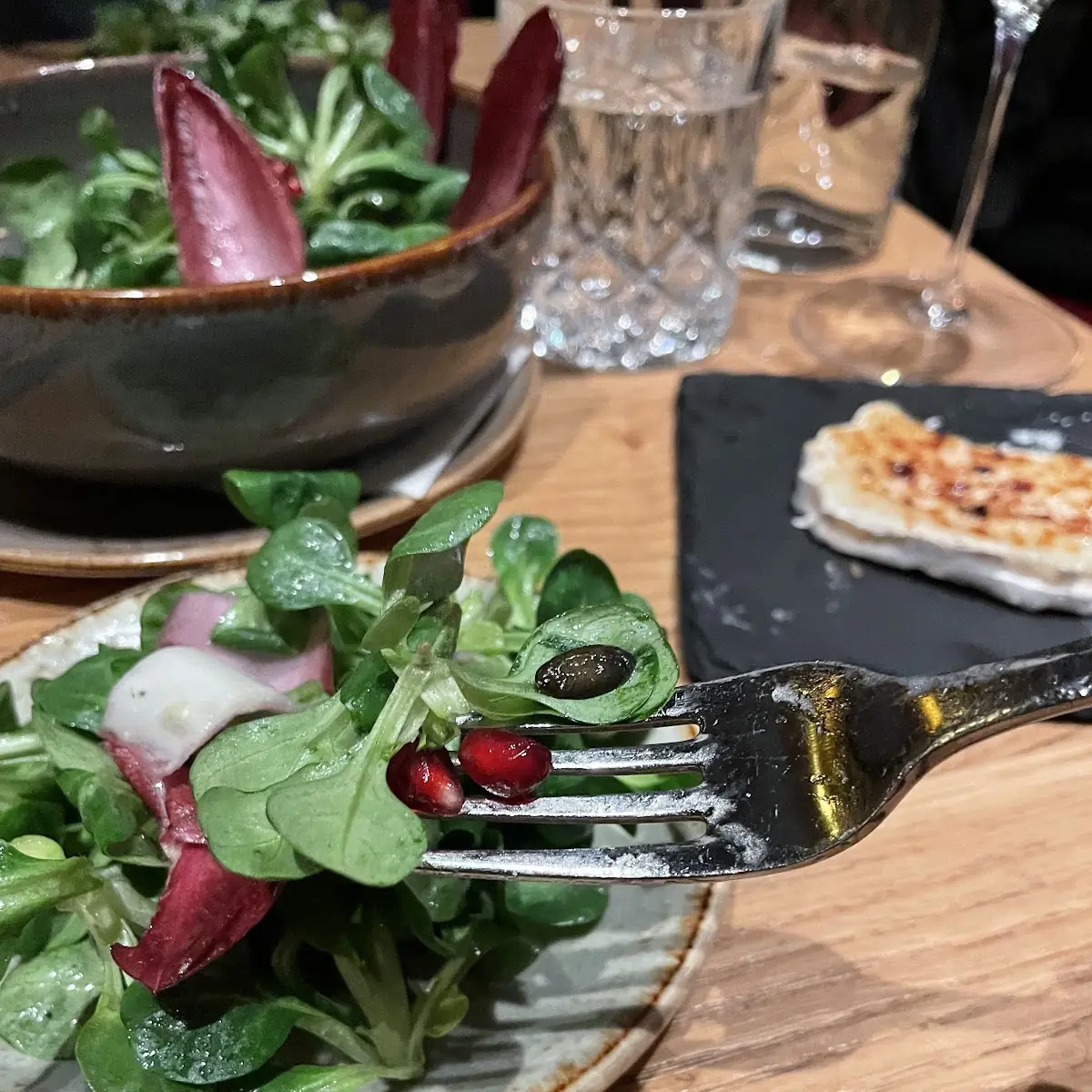 Winter Salad with Goat Cheese