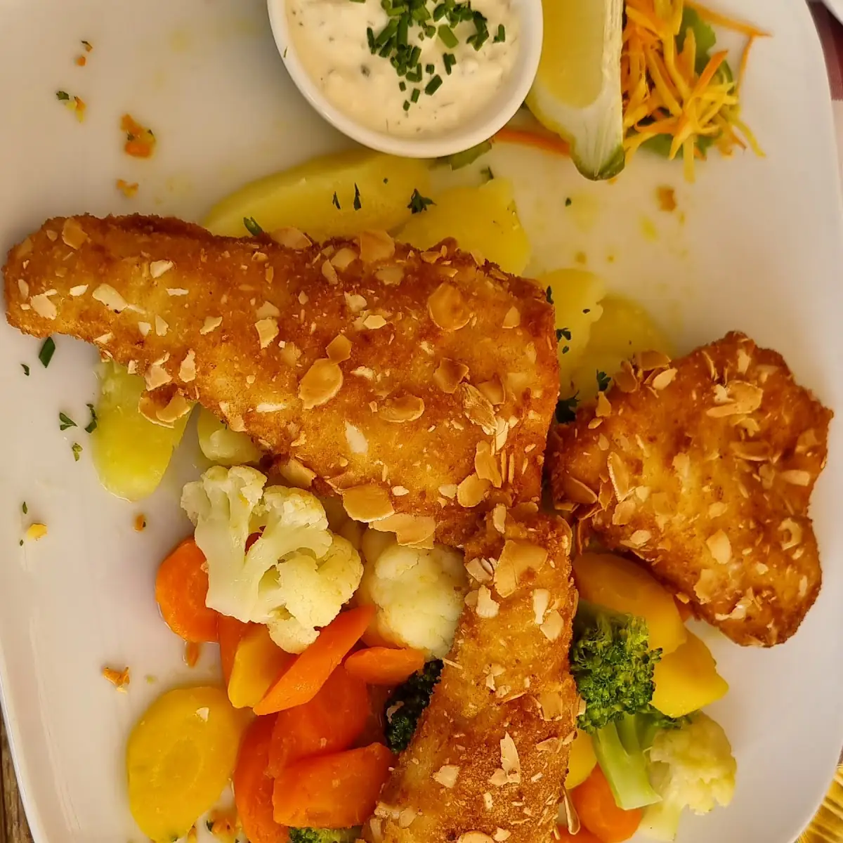 Zanderfilet In Mandelkruste