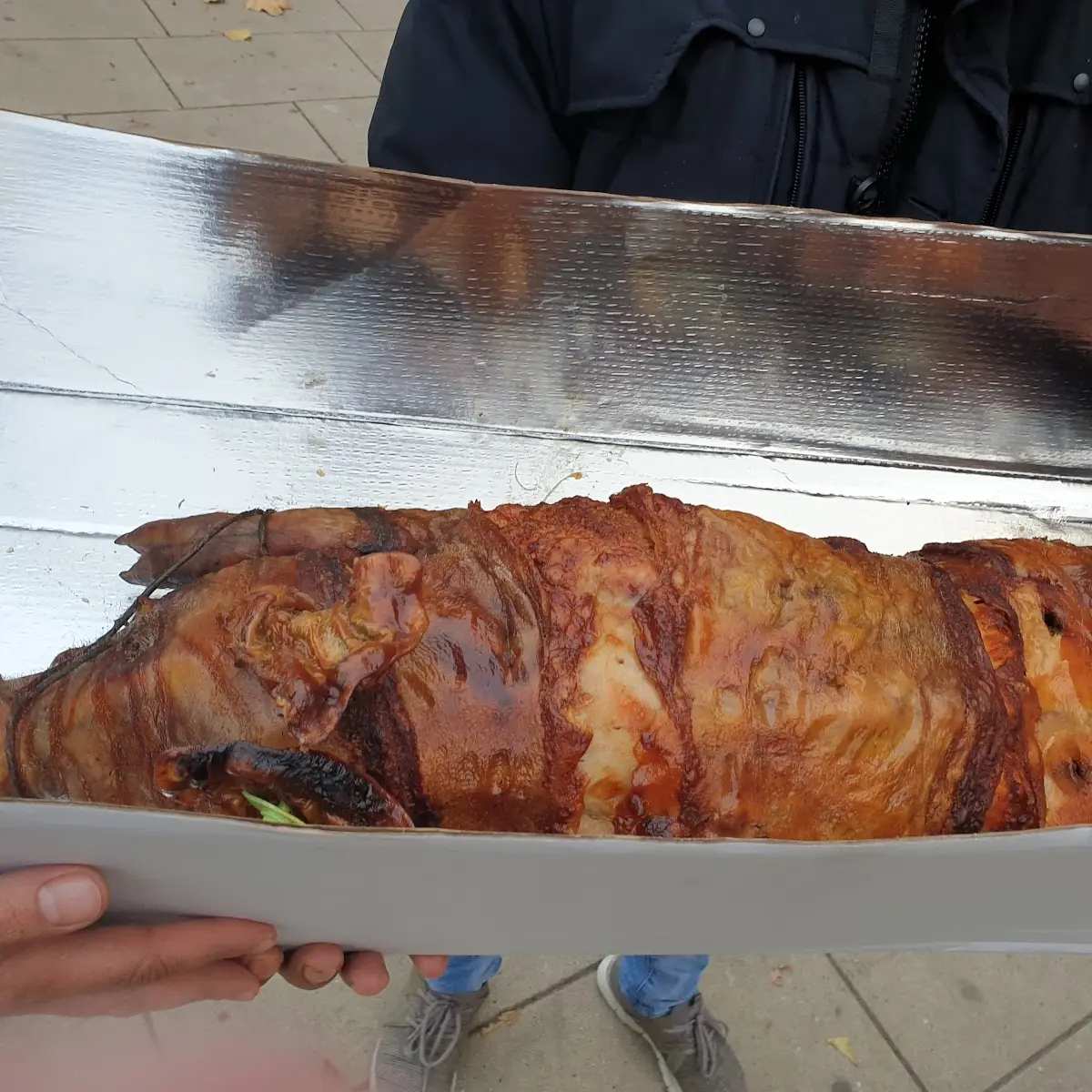 Gegrilltes Spanferkel