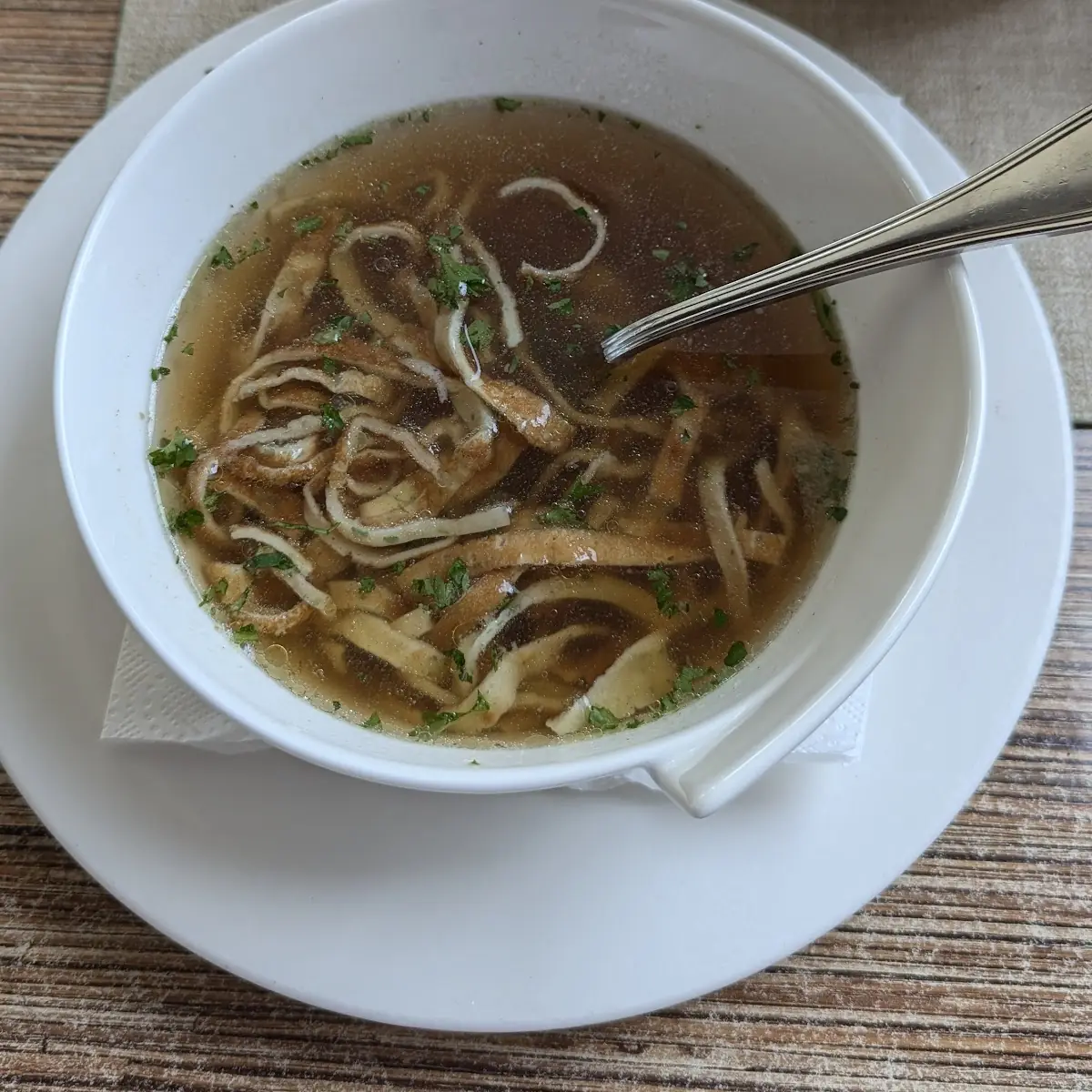 Rindssuppe Mit Frittaten