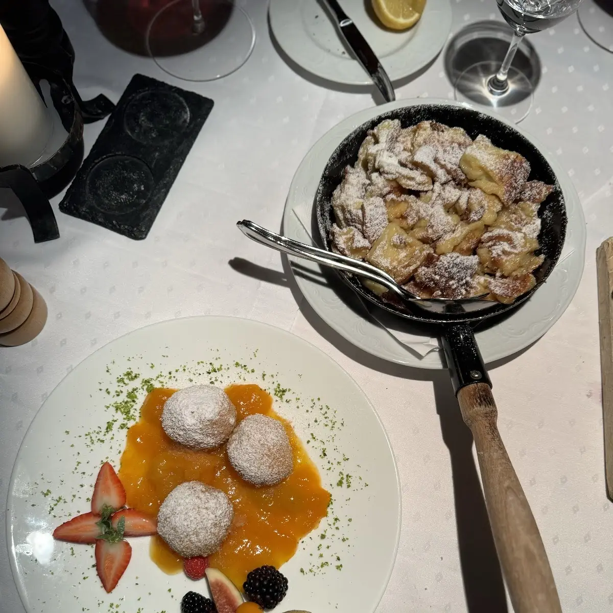 Marillenknödel Kaiserschmarren