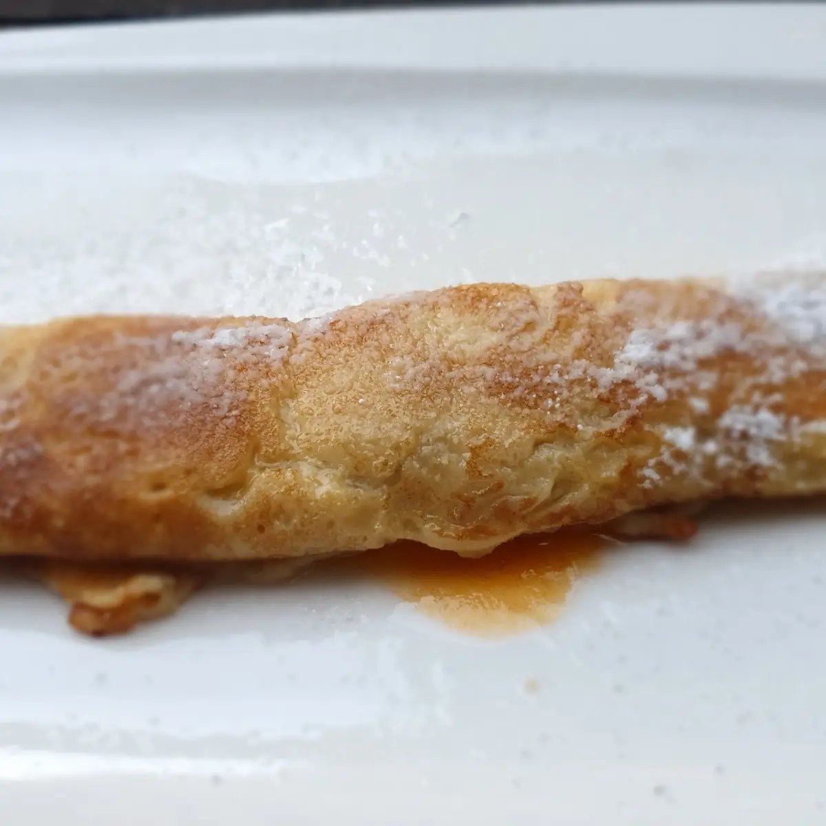 Thin Pancake With Apricot Jam From The Wachau