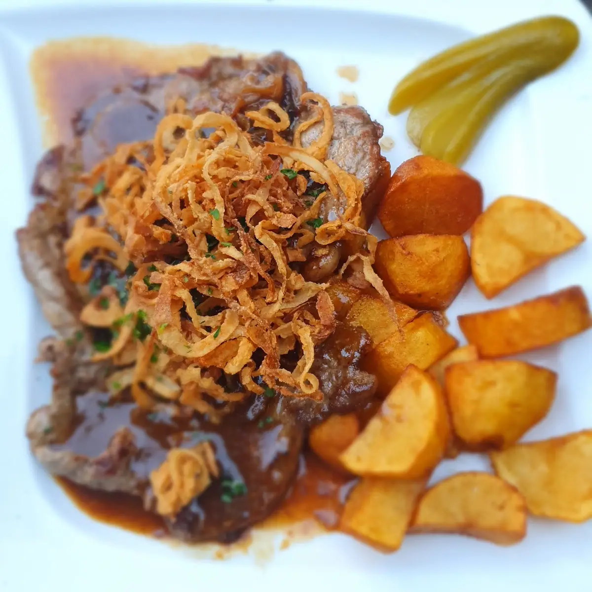 Zwiebelrostbraten