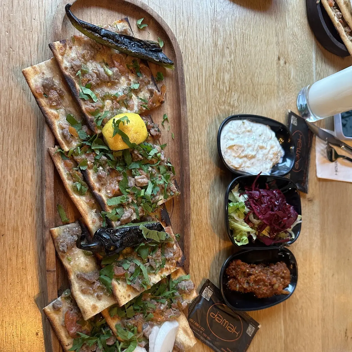 Etli Ekmek Bıçak Arası Fleischbrot Mit Lammfleischstückchen