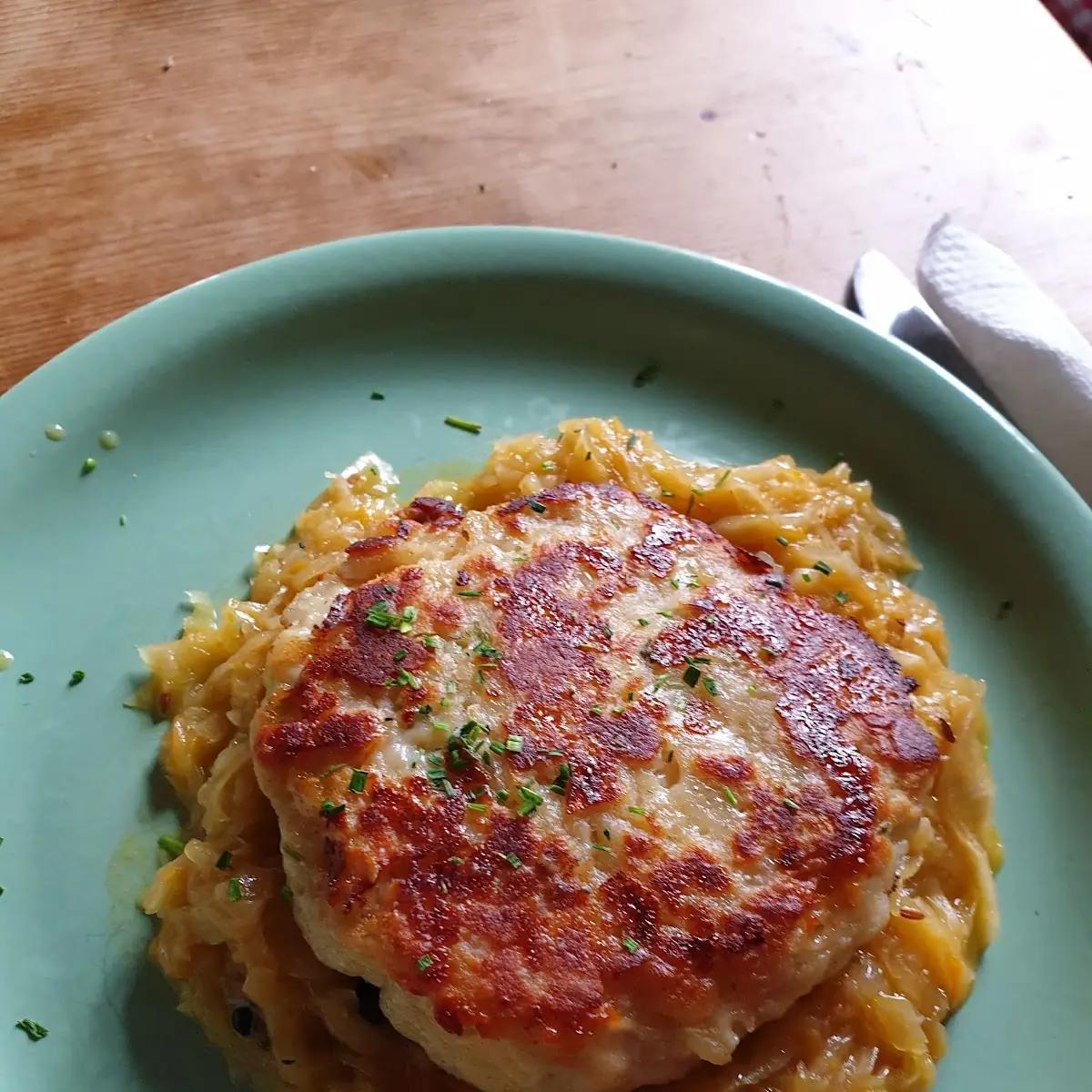 Kaspressknödel Mit Sauerkraut