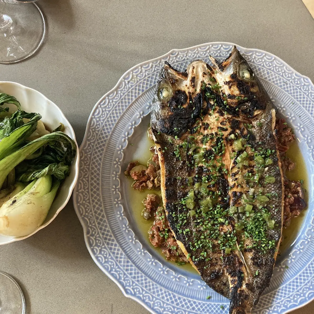Grilled Whole Fish with Herbs