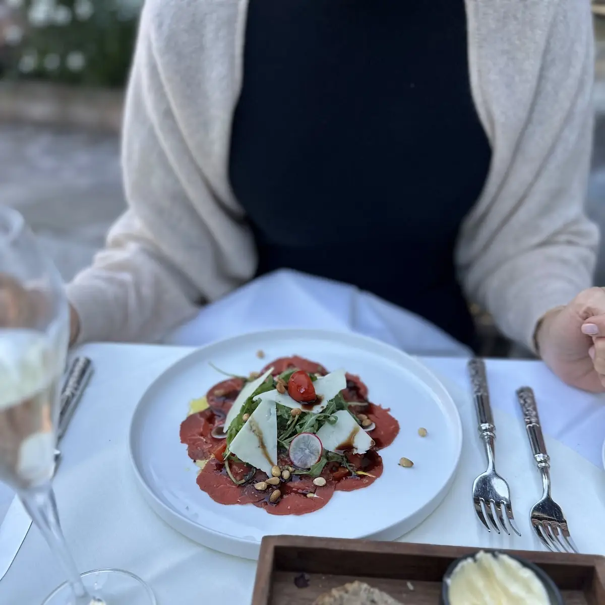 Vorspeise Rindercarpaccio