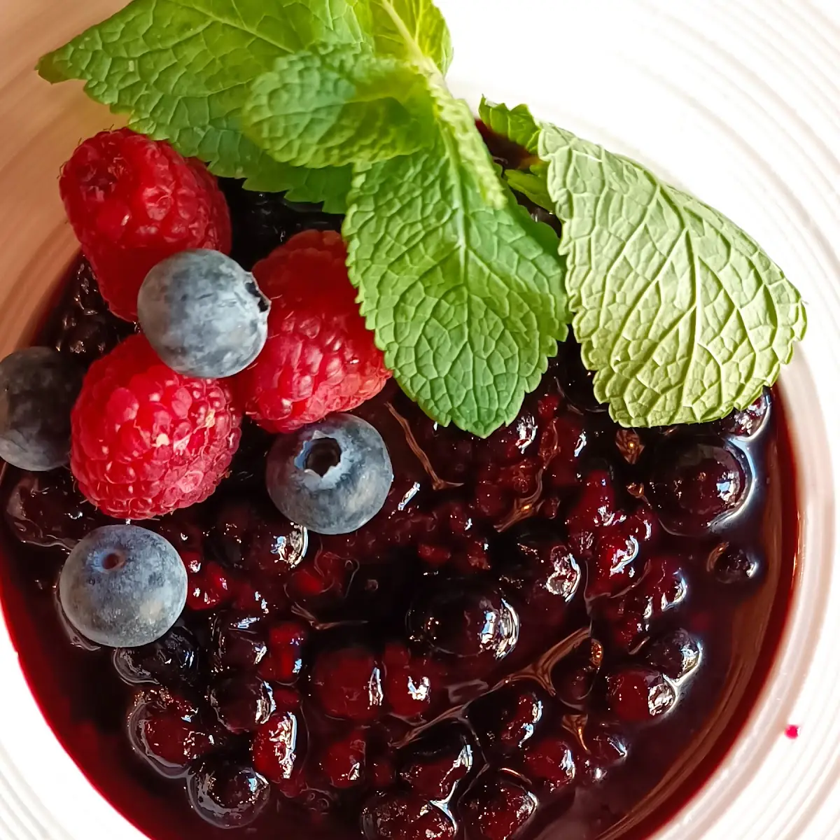 Panna Cotta Mit Beeren
