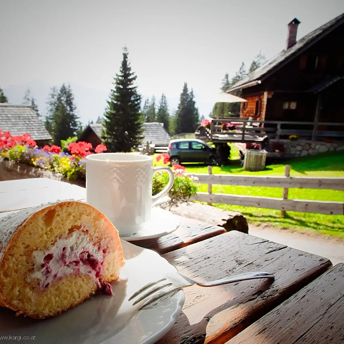 Roulade Mit Kaffee