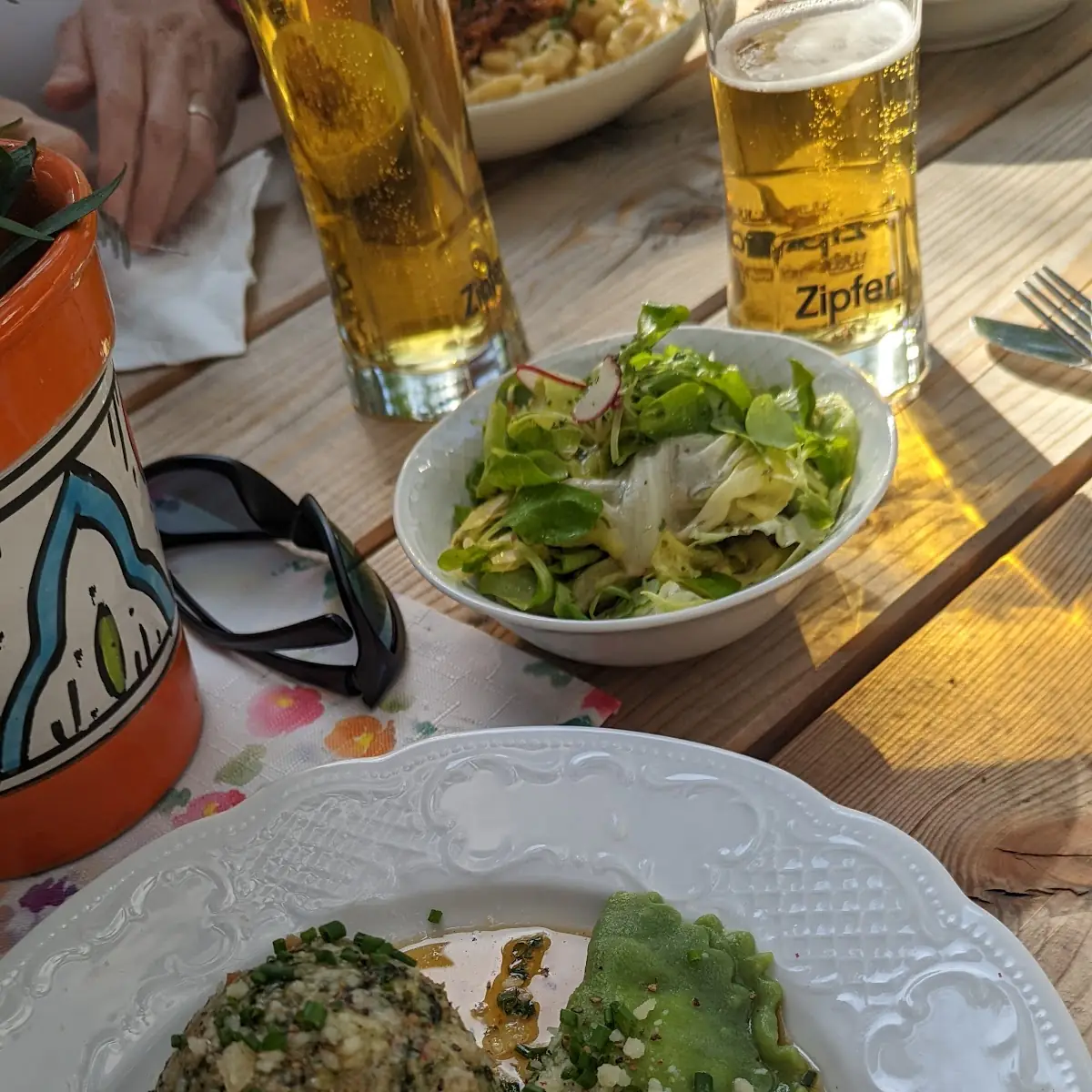 Speck Und Spinatknödel