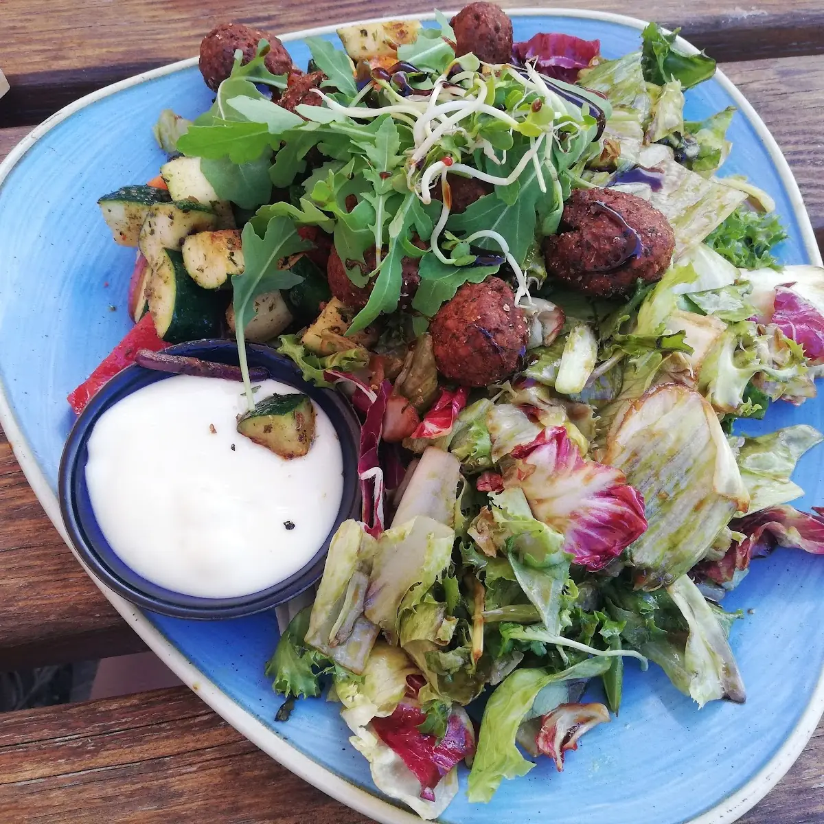 Salat Mit Falafeln