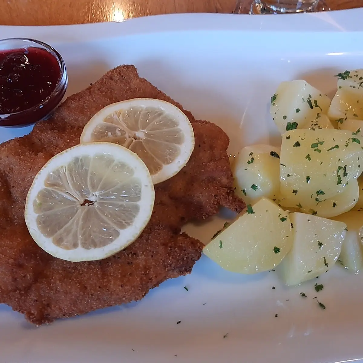 Schnitzel Mit Kartoffeln
