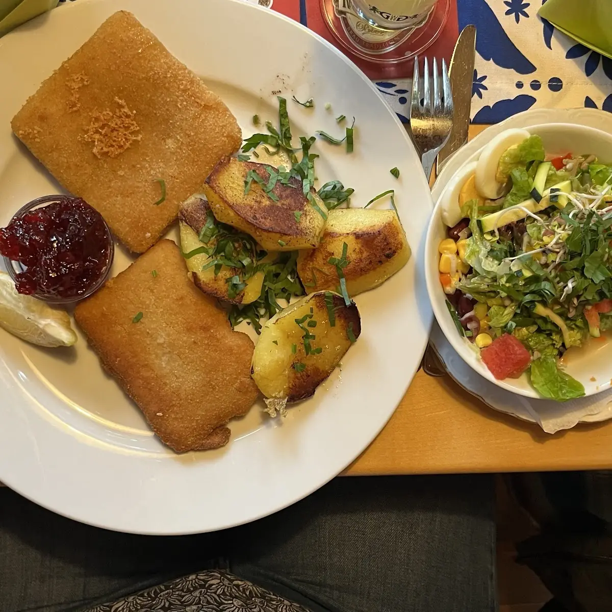Gebackener Schafskäse