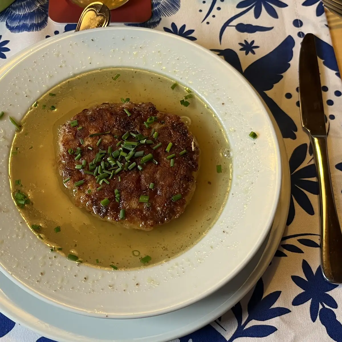 Kapress Knödel Suppe