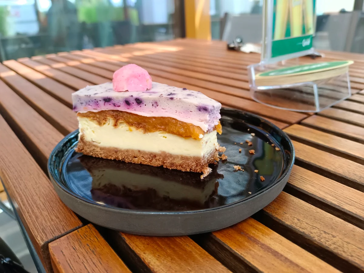 Cheesecake Heidelbeere