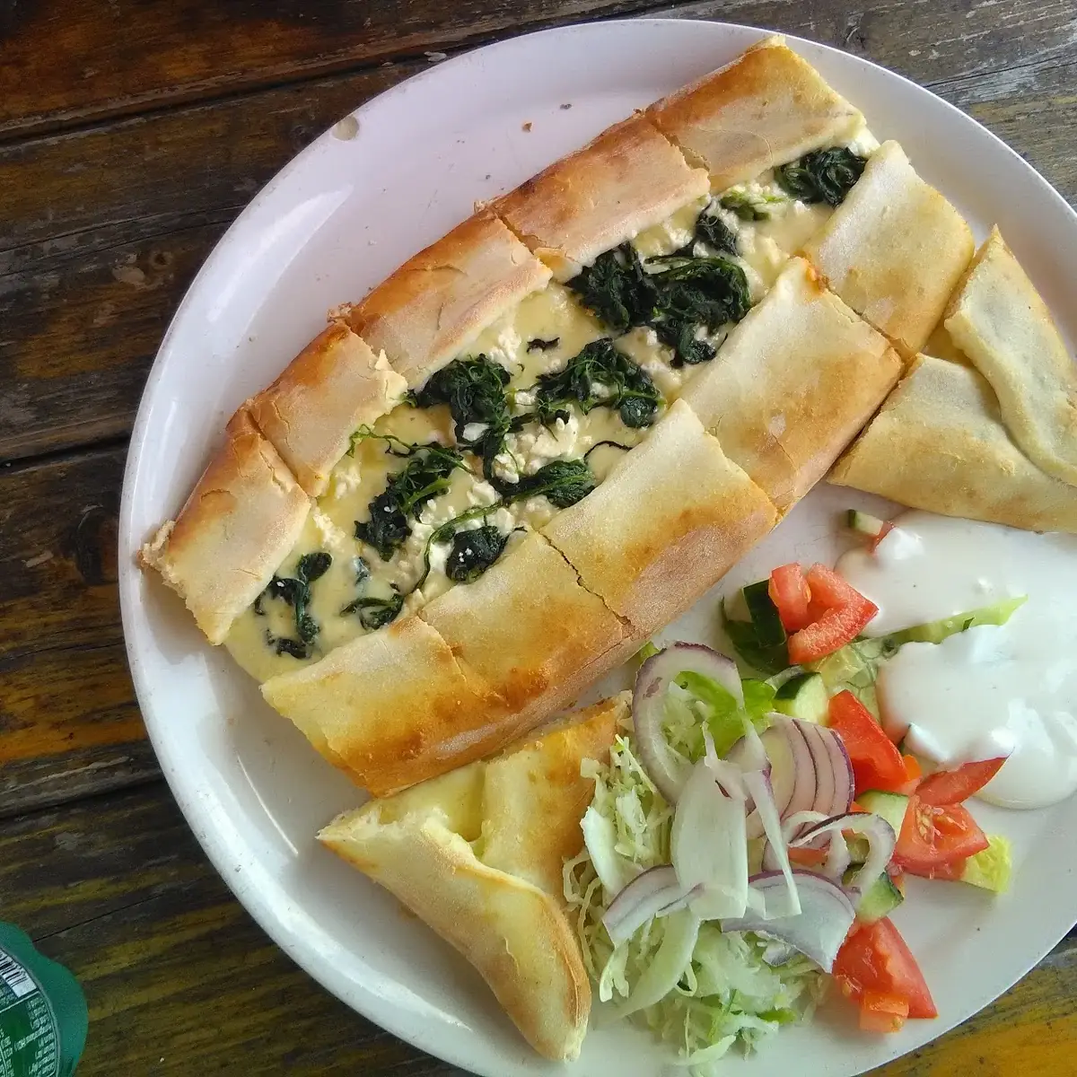 Pide Spinat & Schafkäse