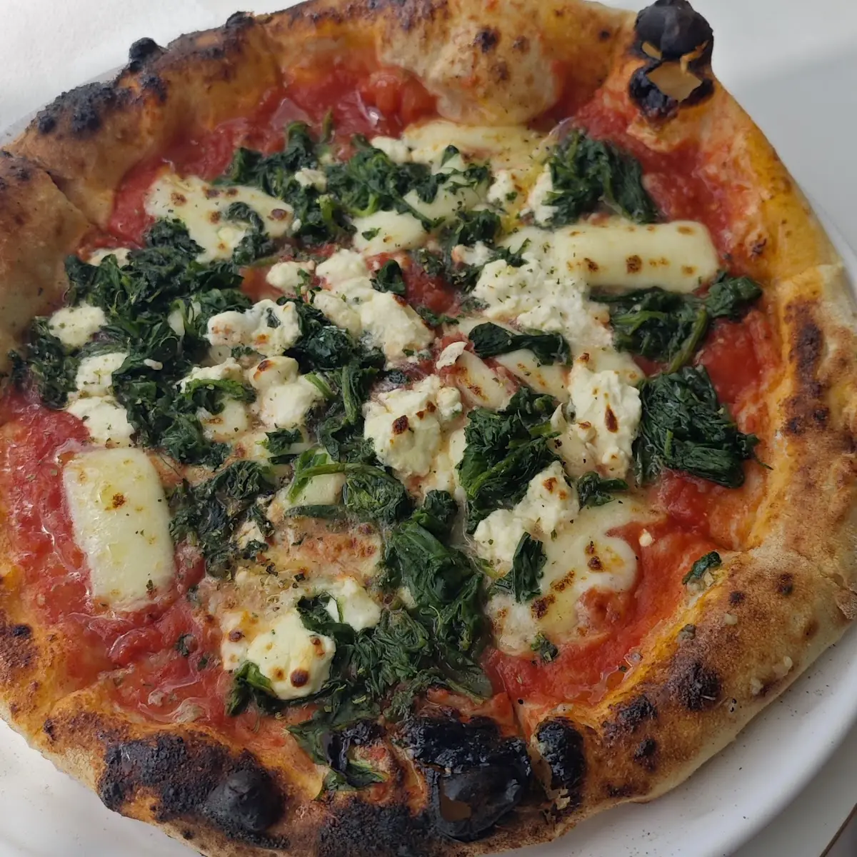 Spinat Pizza