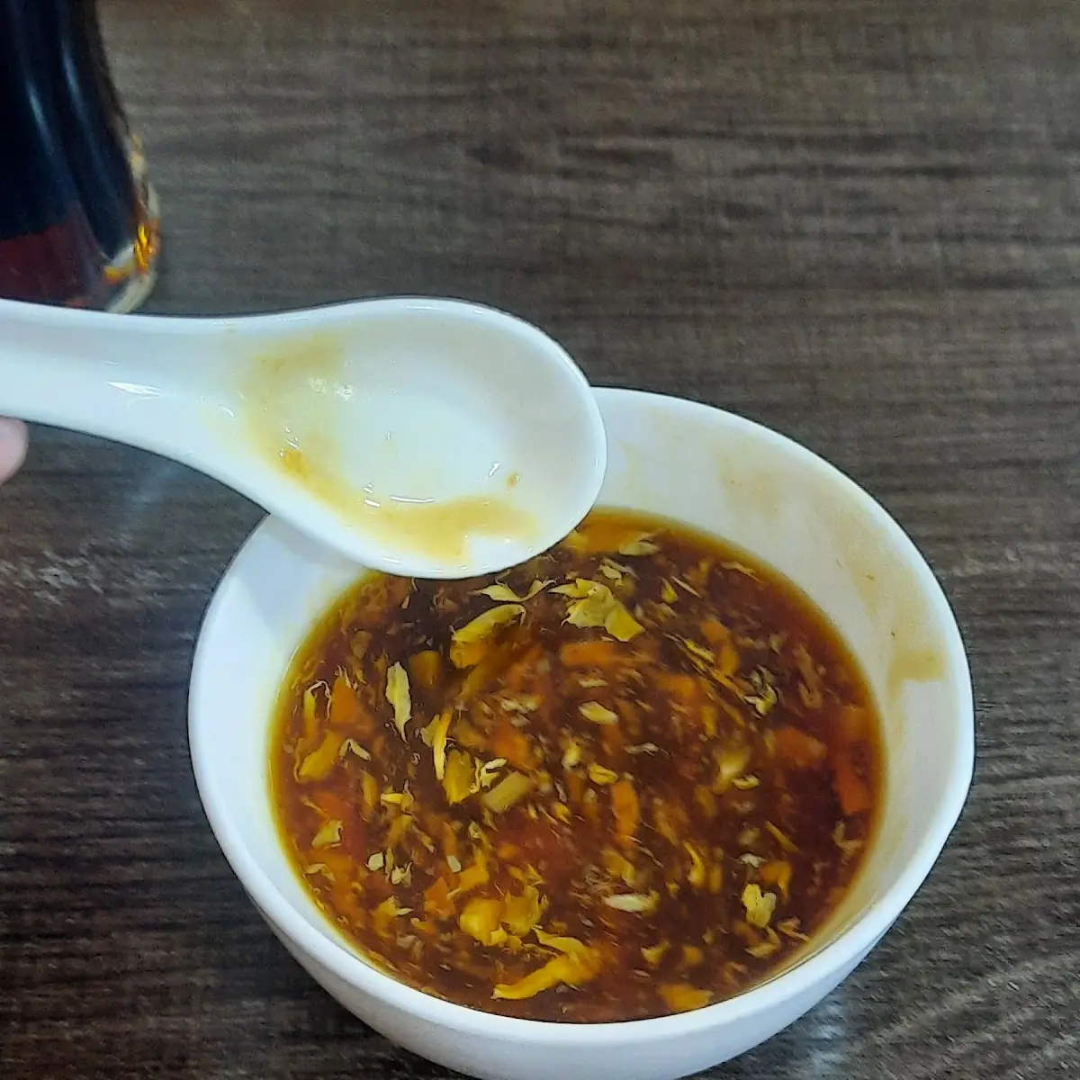 Suppe Süß Sauer Scharf