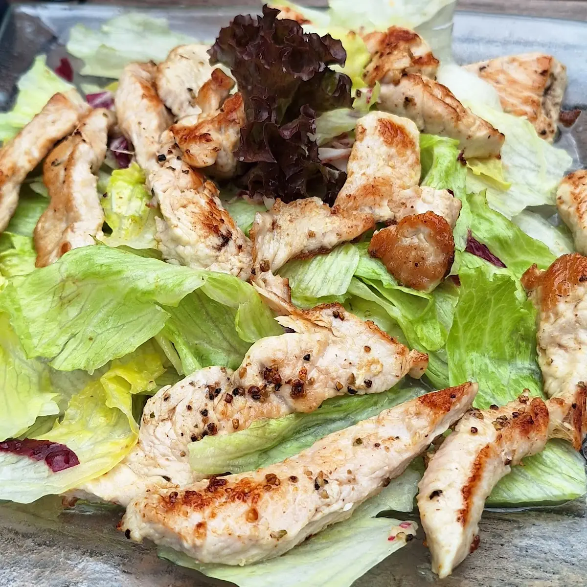 Hühnerstreifensalat