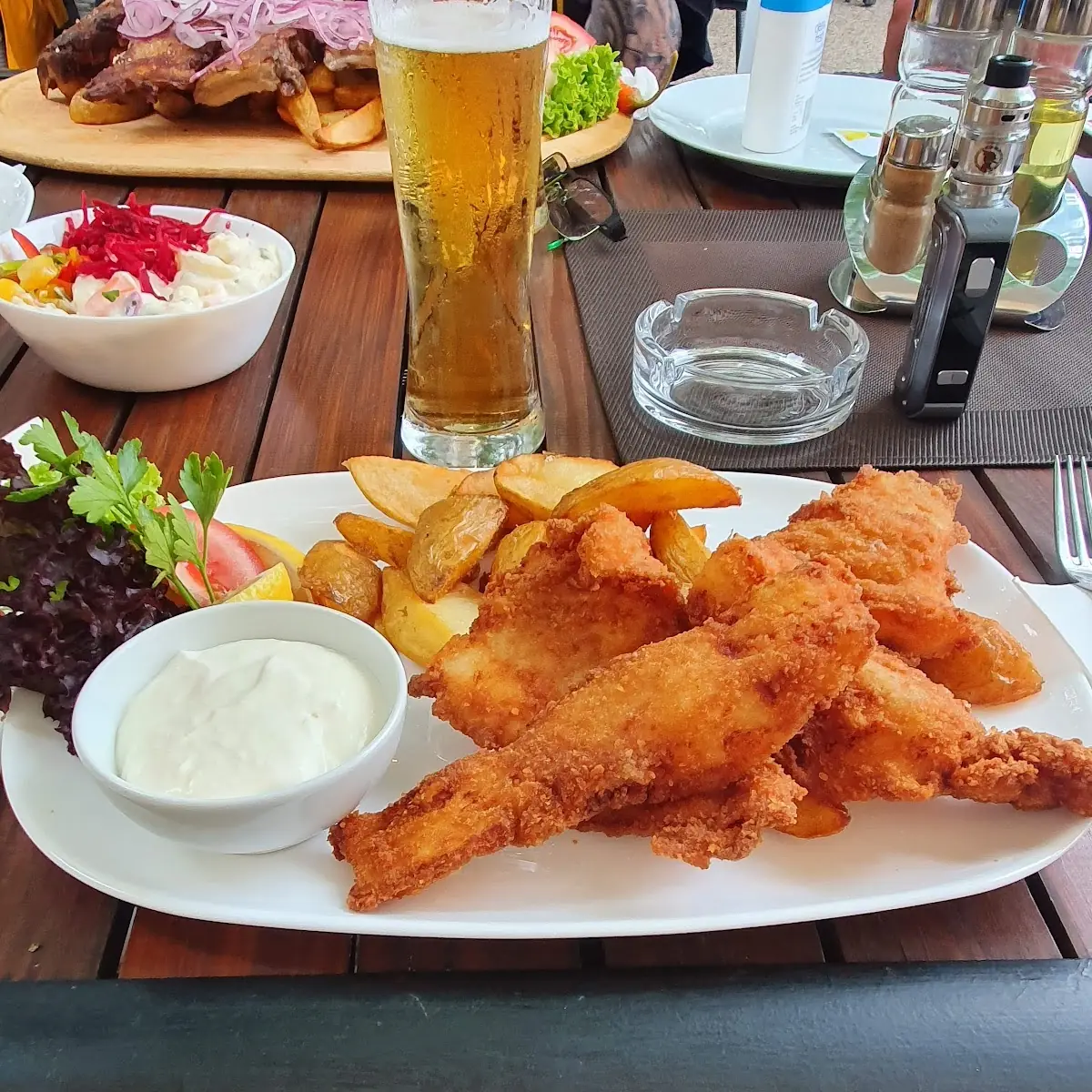 Kabeljau Mit Erdäpfelsalat