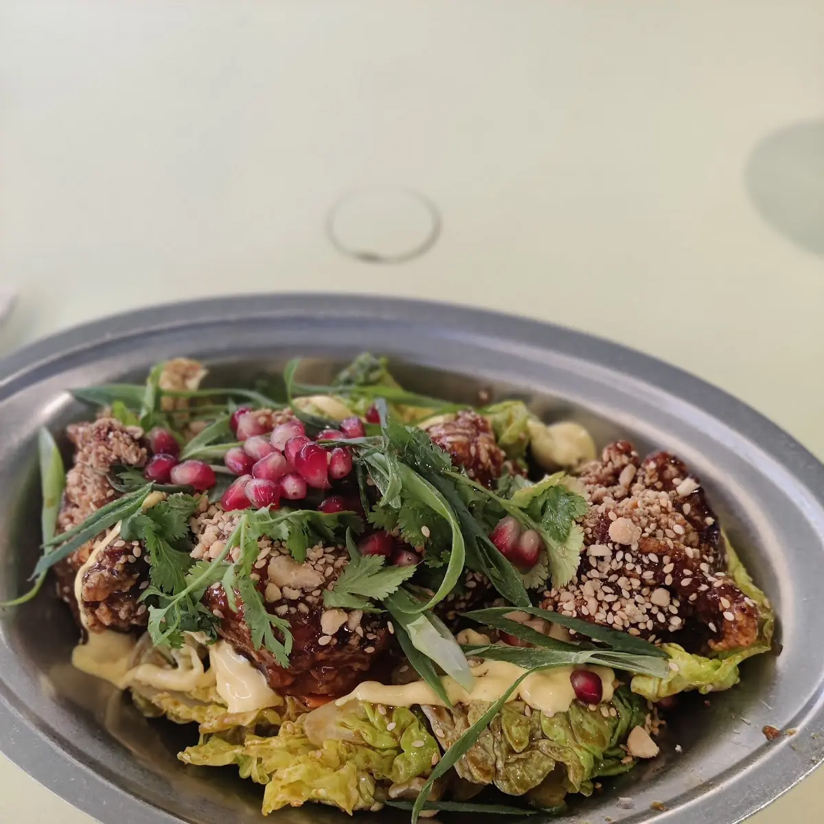 Korean Fried Chicken Salad