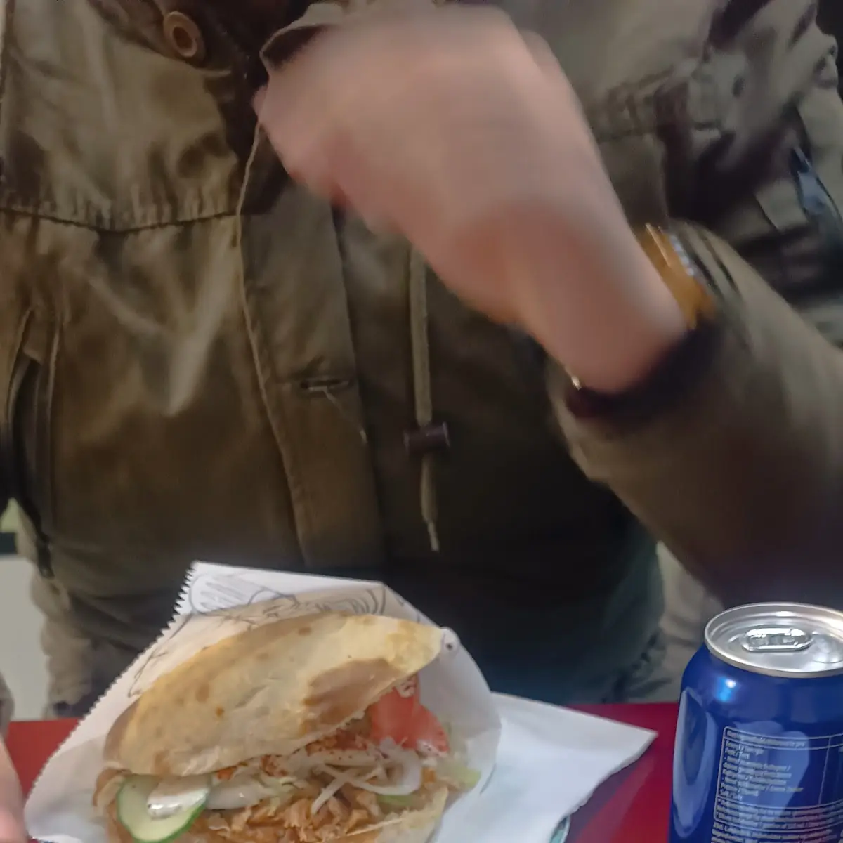 Hühner Schnitzel Sandwich