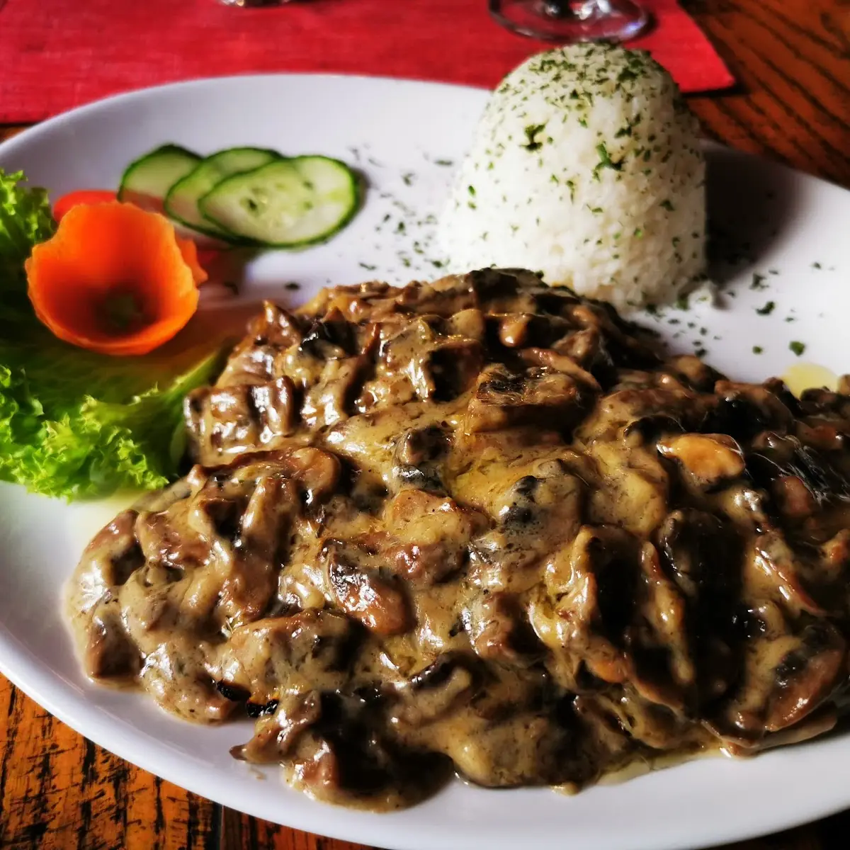 Filetspitzen Mit Championsauce