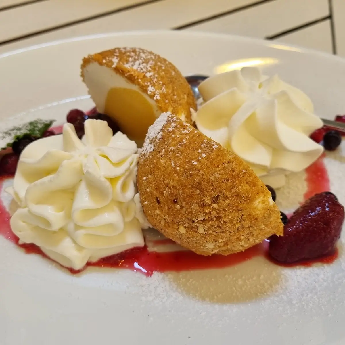 Eismarillenknödle, Meierei Diglas im Türkenschanzpark