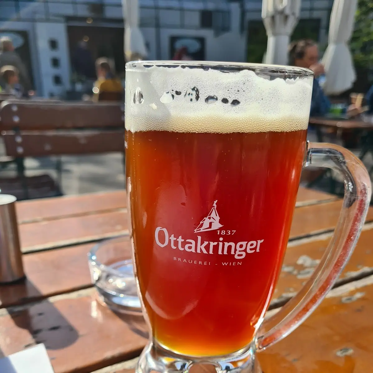 Rotes Zwickl Ottakringer, Meierei Diglas im Türkenschanzpark