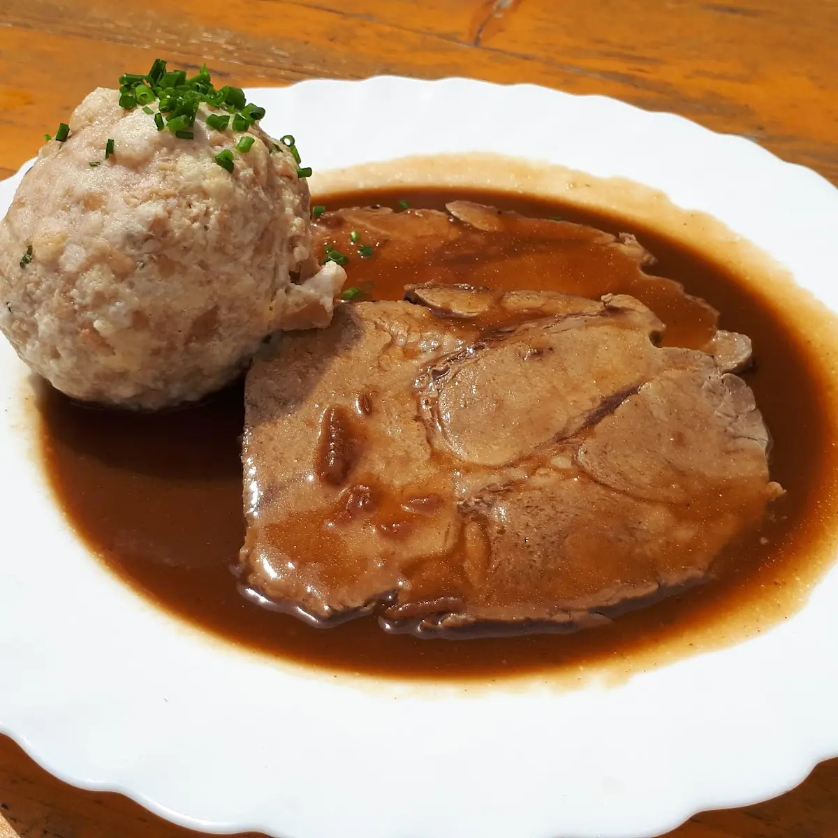 Schweinsbratl Aus Dem Holzofen