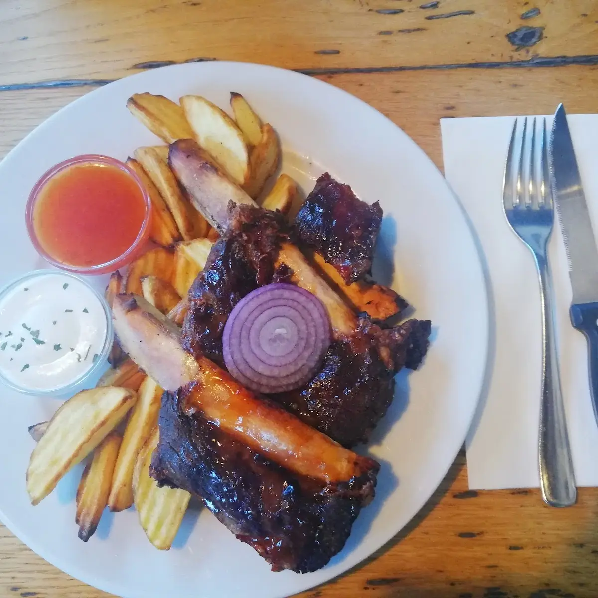 Rindsrippalan 1 2 Portion