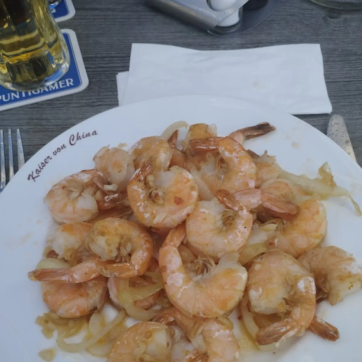 Gebratene Garnelen