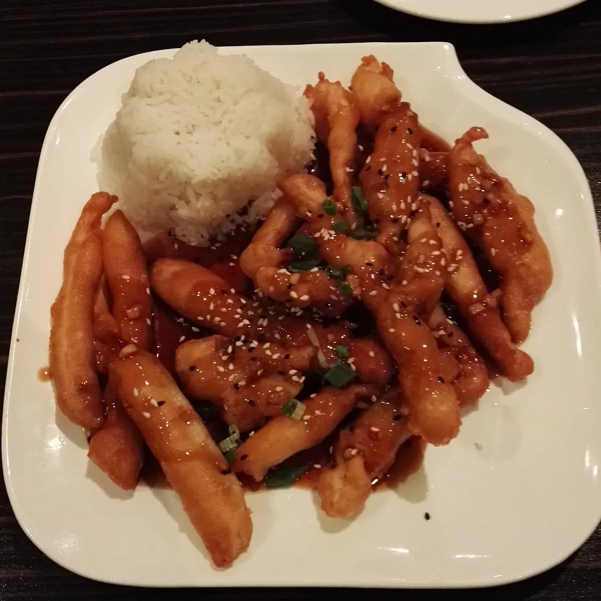 Hühnerfleisch Nach Hunan-art Mit Reis