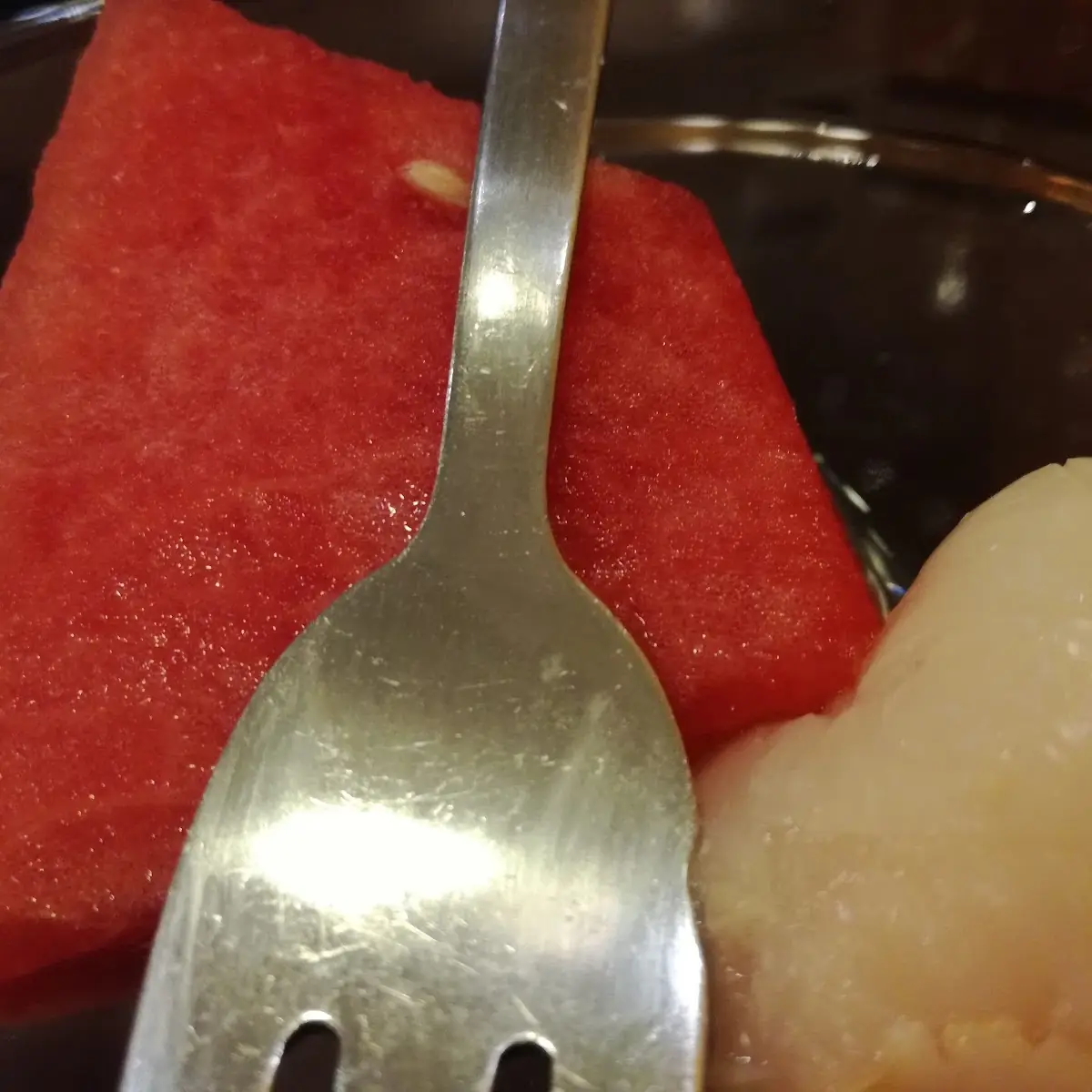 Litchy Mit Wassermelone